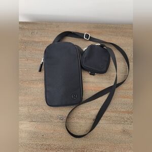lululemon Athletica Black Crossbody Bag